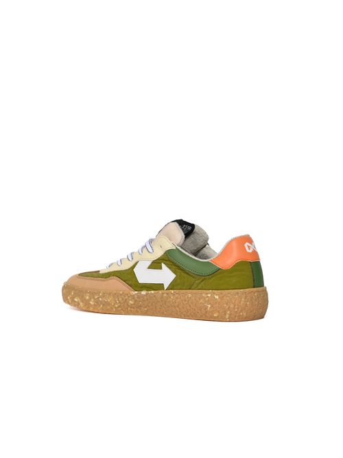 Sneakers Uriduri Olive Green in materiale riciclato Id. Eight | URI UOLIVE GREEN